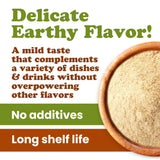Food to Live Organic Lion’s Mane Mushroom Powder in cooking