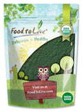 Food to Live Organic Spirulina Powder 454g front view