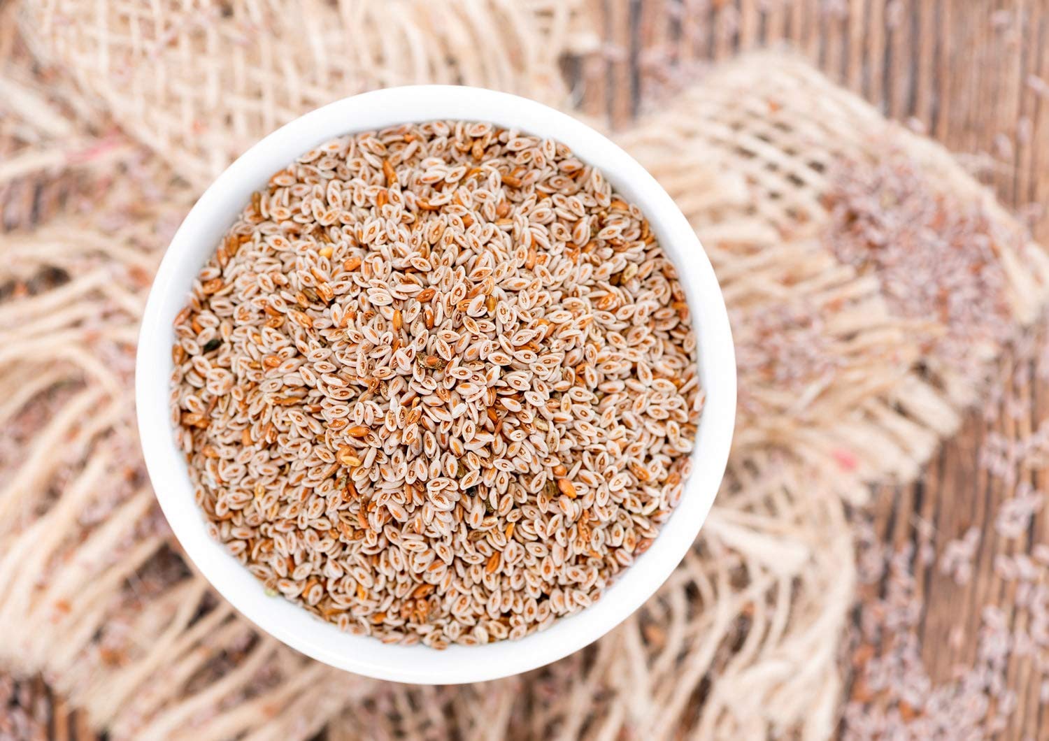 Food to Live Organic Whole Psyllium Seeds close-up of seeds