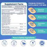 FoodiMed Probiotics for Men capsules in a hand