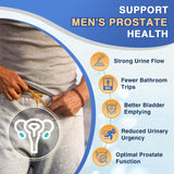 FoodiMed Probiotics for Men capsules on a wooden table
