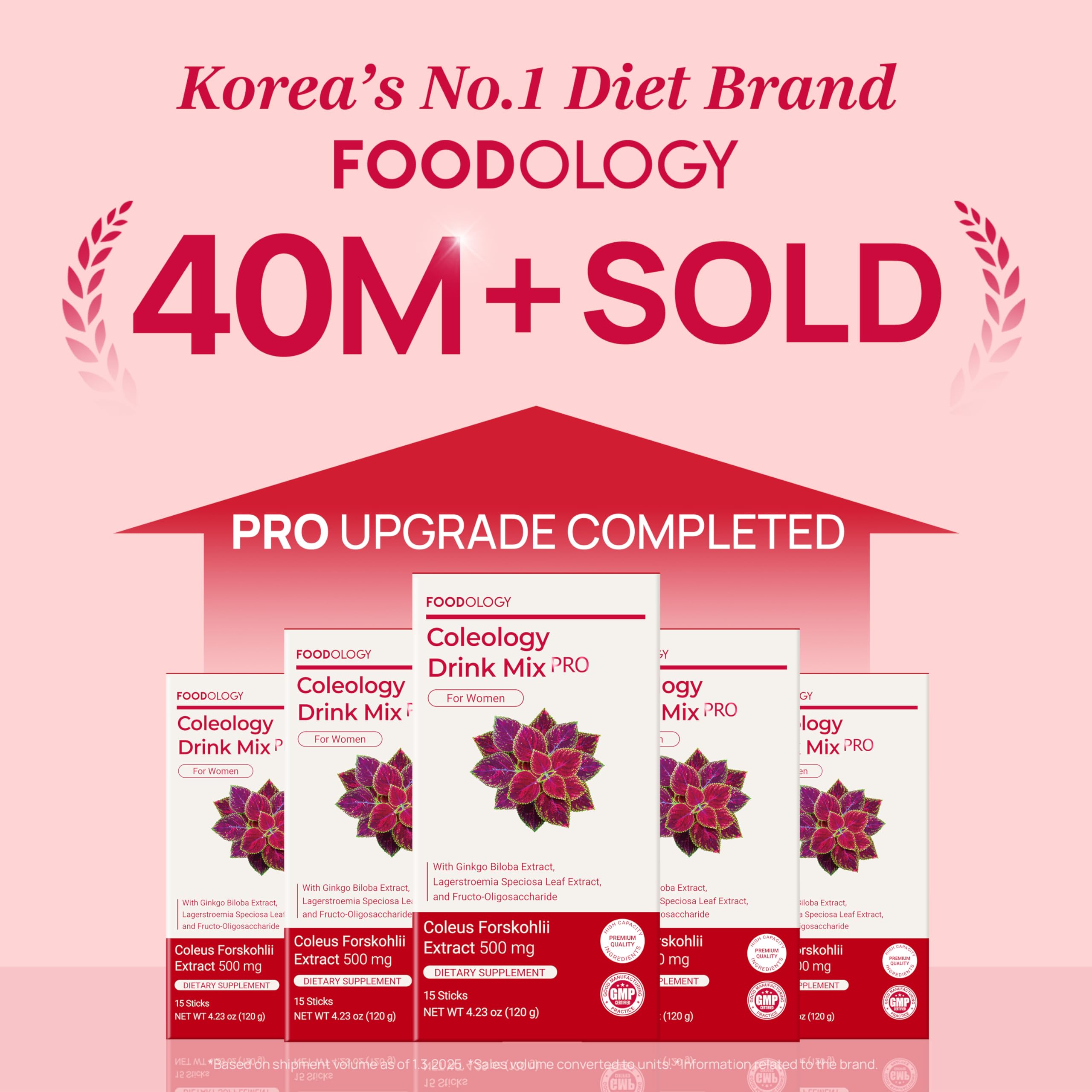 FOODOLOGY Coleology Drink Mix PRO stick with pomegranate flavour