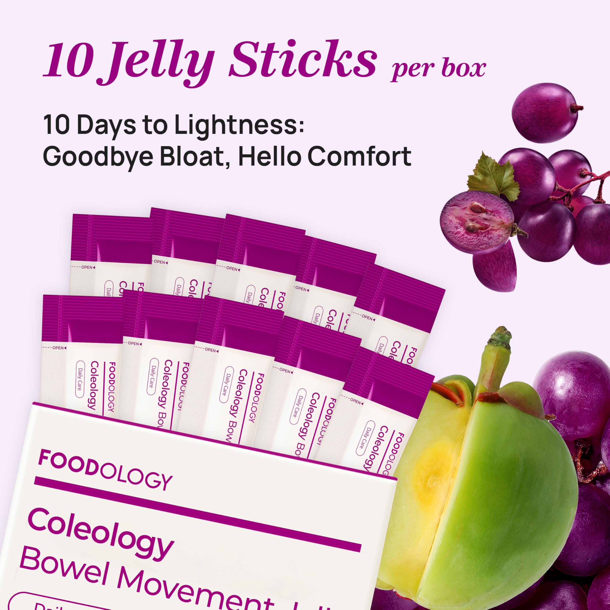 FOODOLOGY Jelly Stick Dietary Fibre 200g in hand