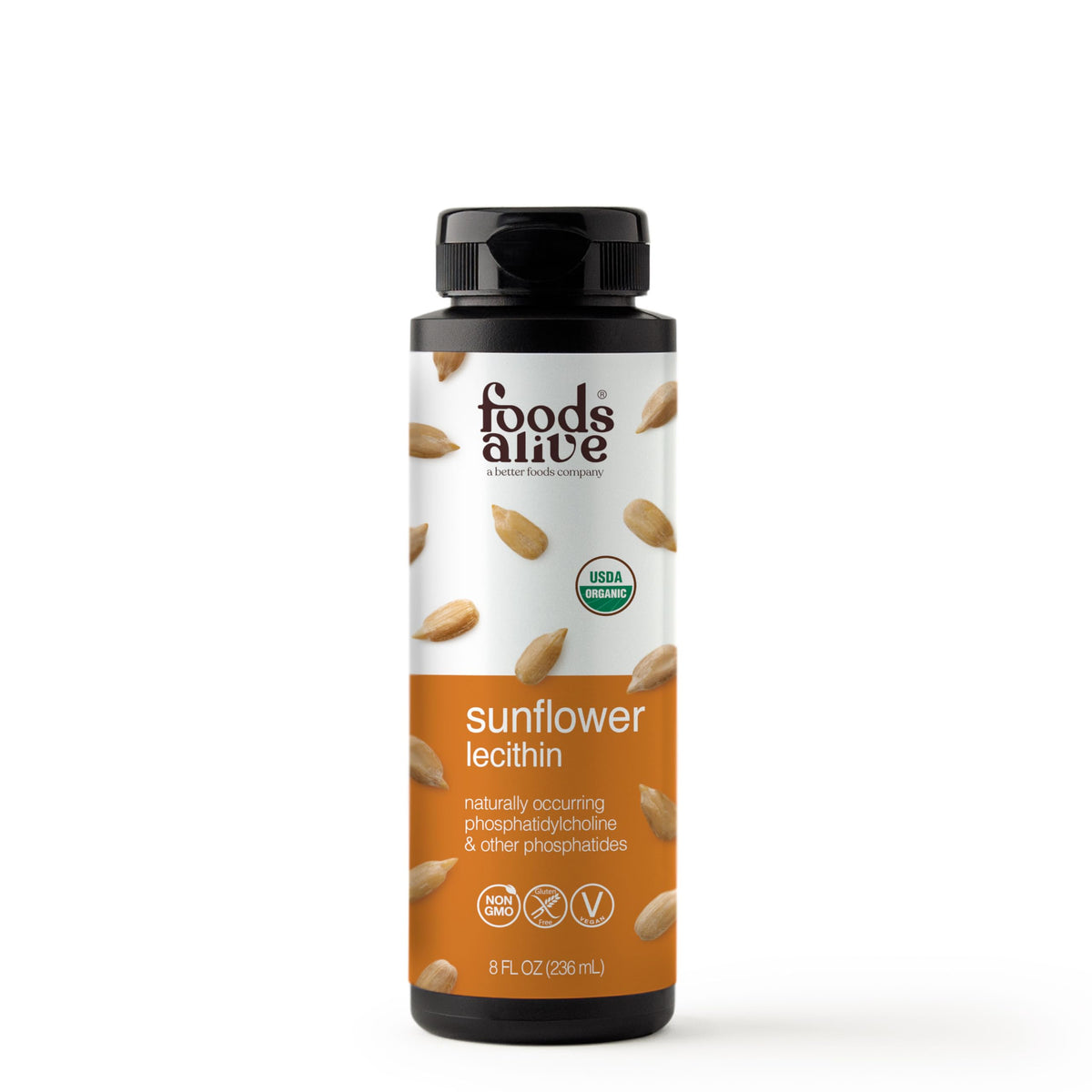 Foods Alive Sunflower Lecithin Liquid 272g front view