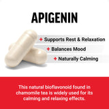 Force Factor Apigenin 50mg capsules side view