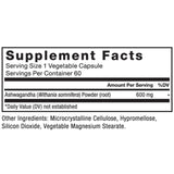 Force Factor Ashwagandha 600mg bottle close-up