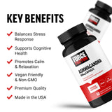 Force Factor Ashwagandha 600mg capsule side view