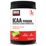 Force Factor BCAA Powder 7g front view packaging