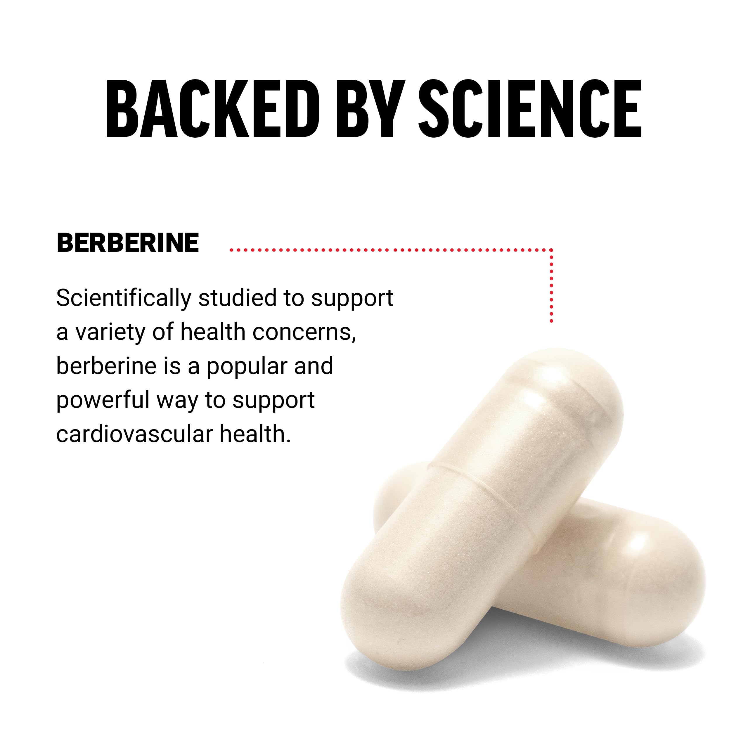 Force Factor Berberine 500mg capsules close-up