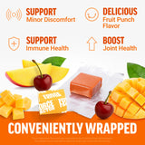 Force Factor Better Turmeric Maximum Joint Support soft chews on a table