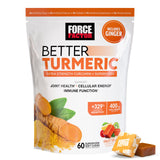Force Factor Better Turmeric Soft Chews front view packaging