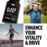 Force Factor Black Maca supplement in a lifestyle setting