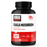 Force Factor Chaga Mushroom Capsules 125g front view