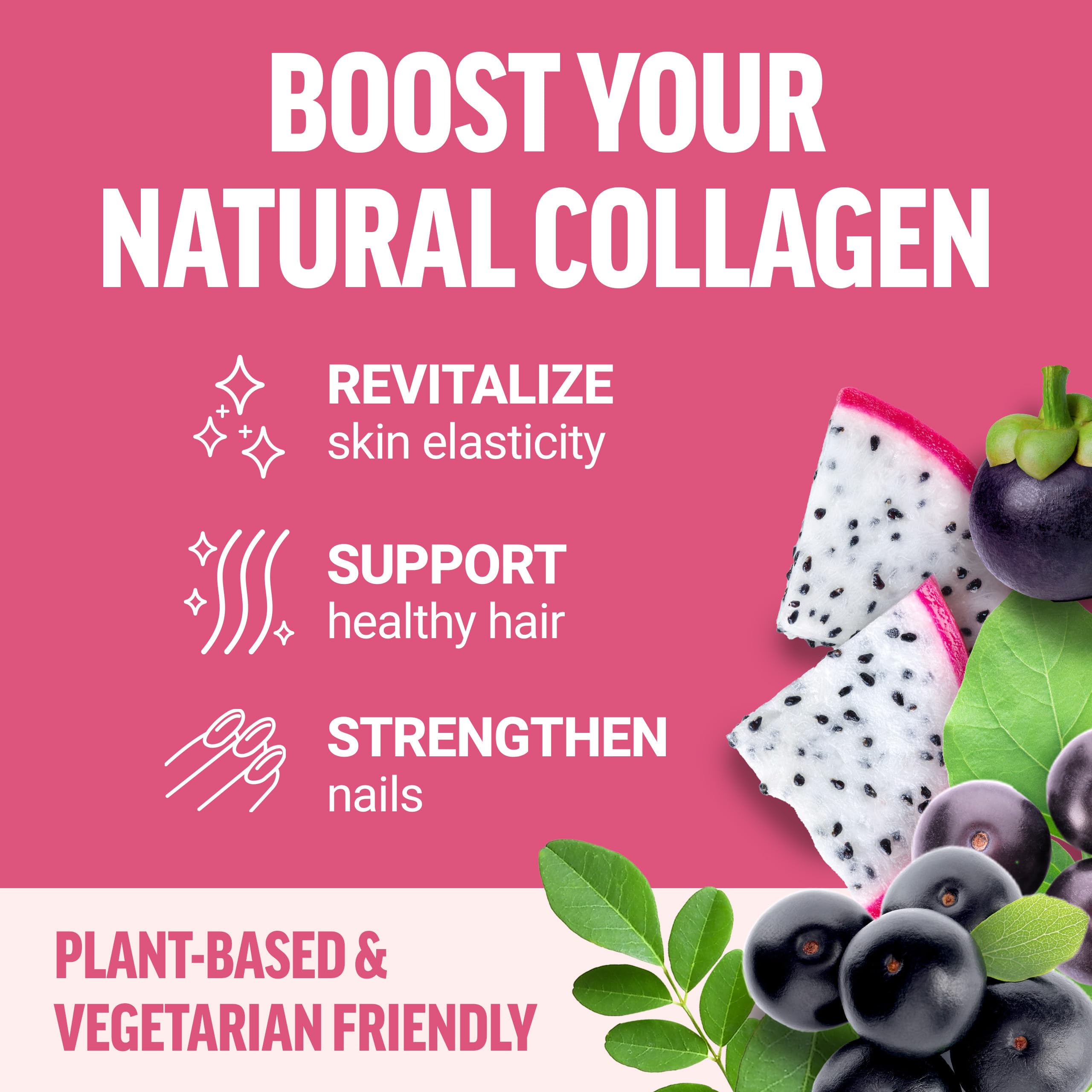 Force Factor Collagen support Superfoods Capsules side view