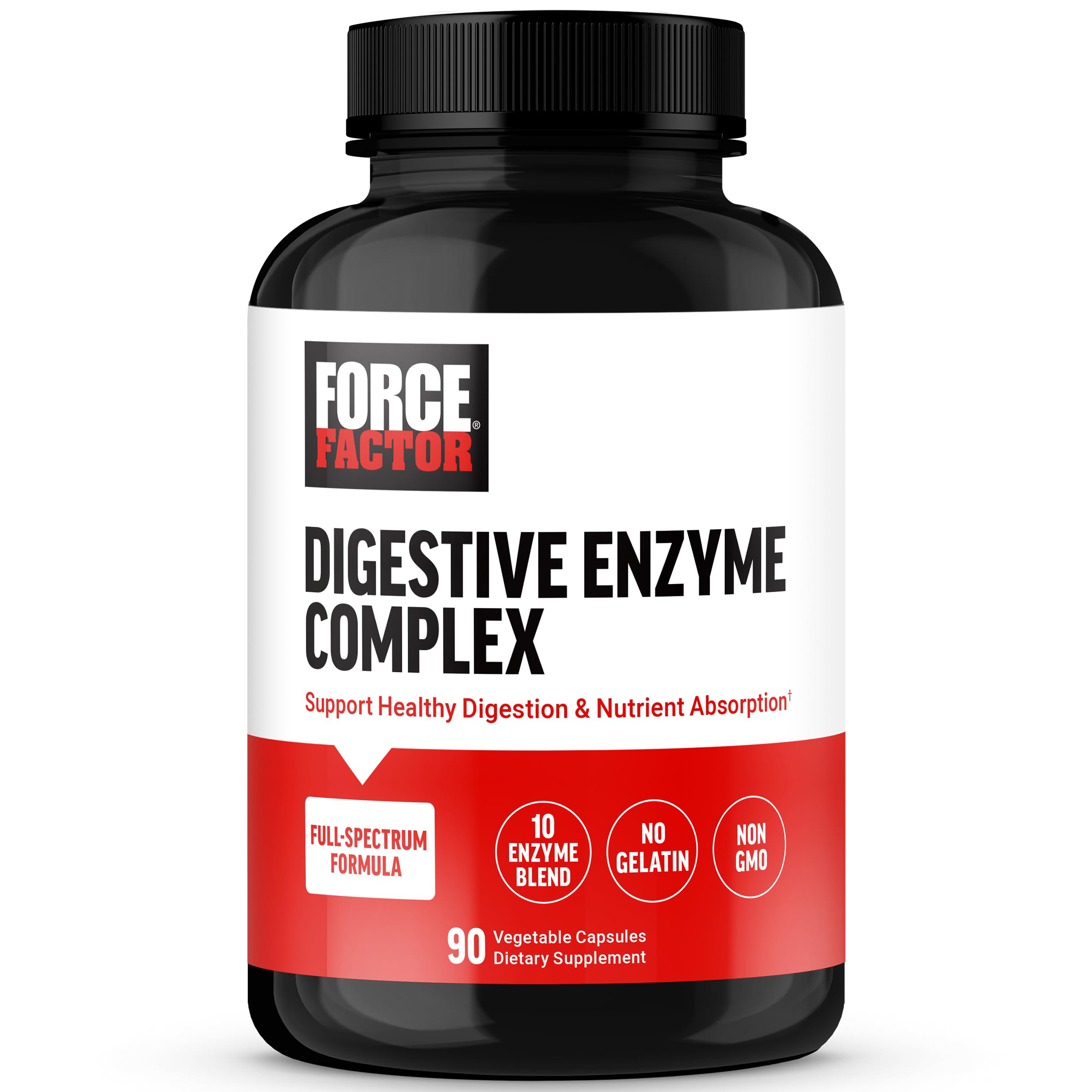 Force Factor daily Enzyme Complex front view packaging
