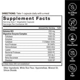 Force Factor daily Enzyme Complex made in USA label