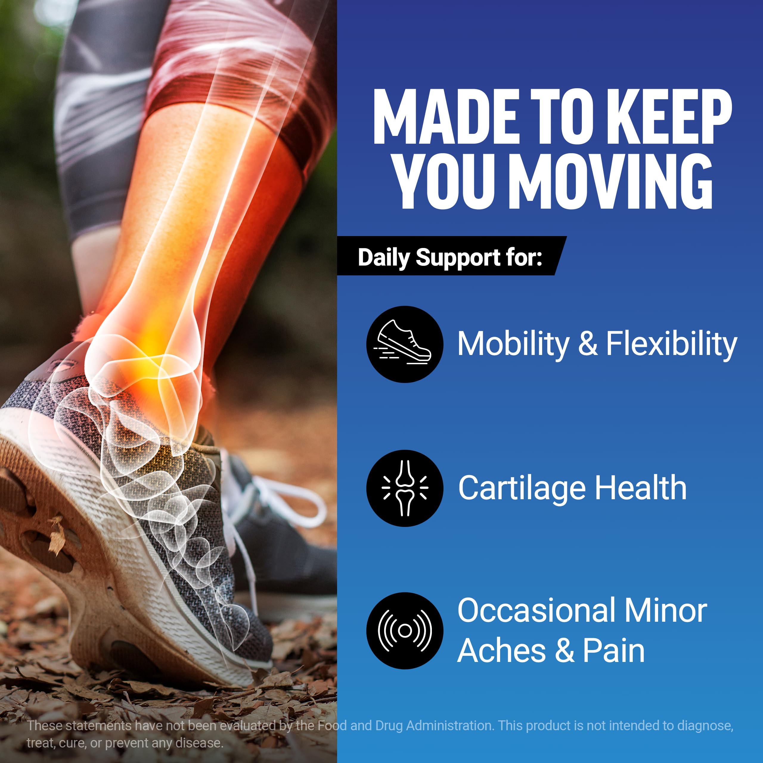 Force Factor Daily Relief Joint Soft Chews packaging with tropical design