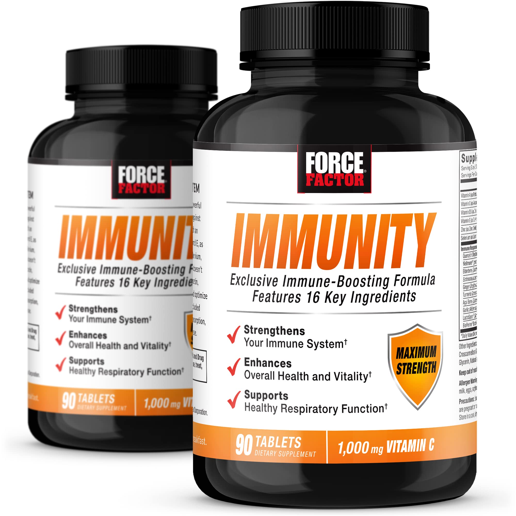 Force Factor daily wellness Supplement 350g front view with packaging