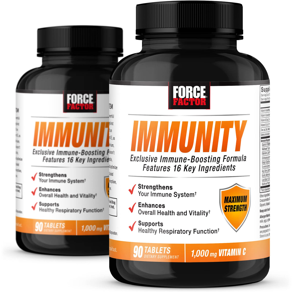 Force Factor daily wellness Supplement 350g front view with packaging