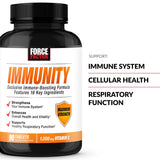 Force Factor daily wellness Supplement 350g side view with ingredients list