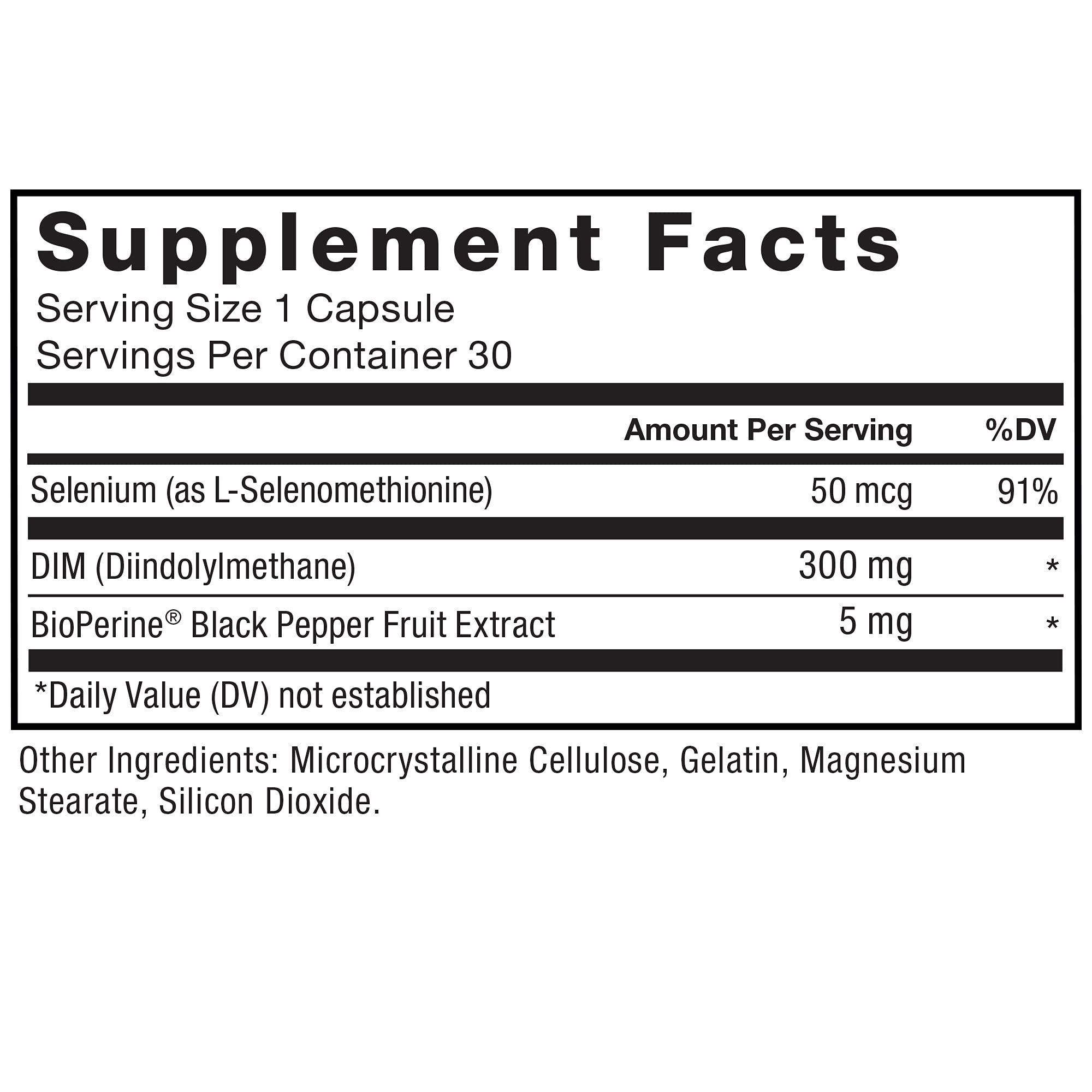 Force Factor DIM Supplement on a wooden table