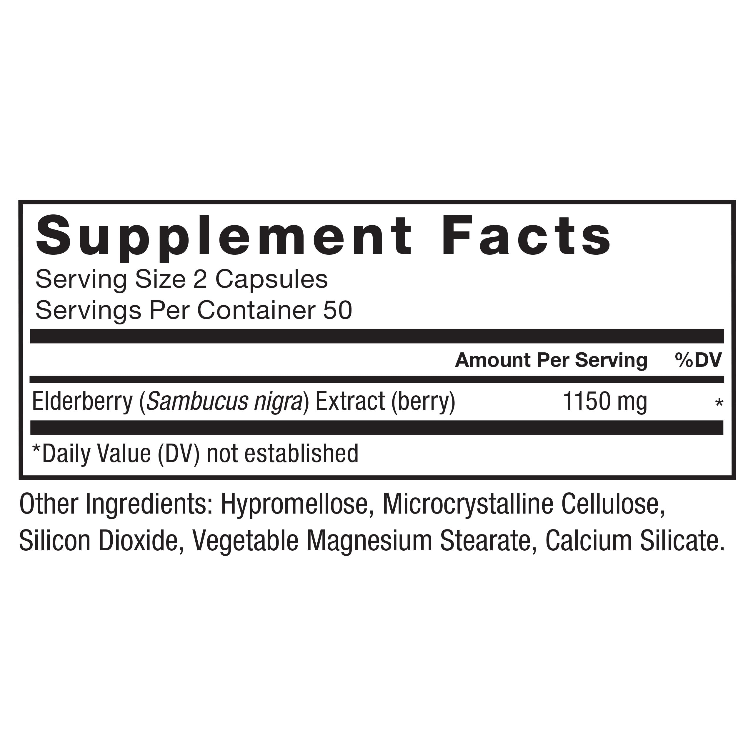 Force Factor Elderberry Capsules with a measuring spoon