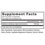Force Factor Elderberry Capsules with a measuring spoon