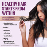 Force Factor Hair Growth Accelerator Soft Chews on a table