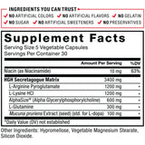 Force Factor HGH Secretion Activator with measuring scoop