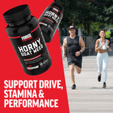 Force Factor Horny Goat Weed 750mg supplement bottle with label
