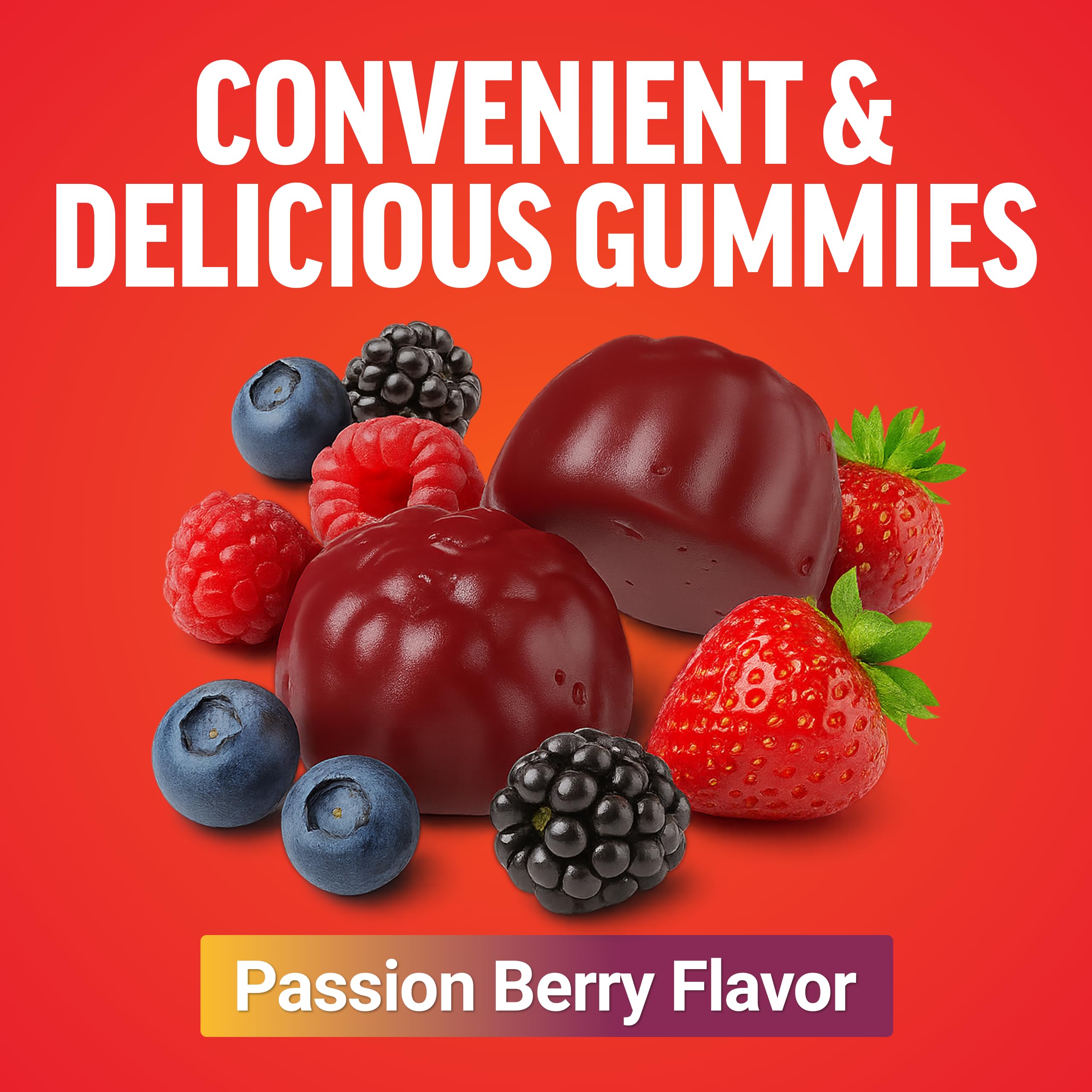 Force Factor Horny Goat Weed Gummies with ingredients displayed