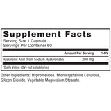 Force Factor Hyaluronic Acid Capsules opened with some capsules visible