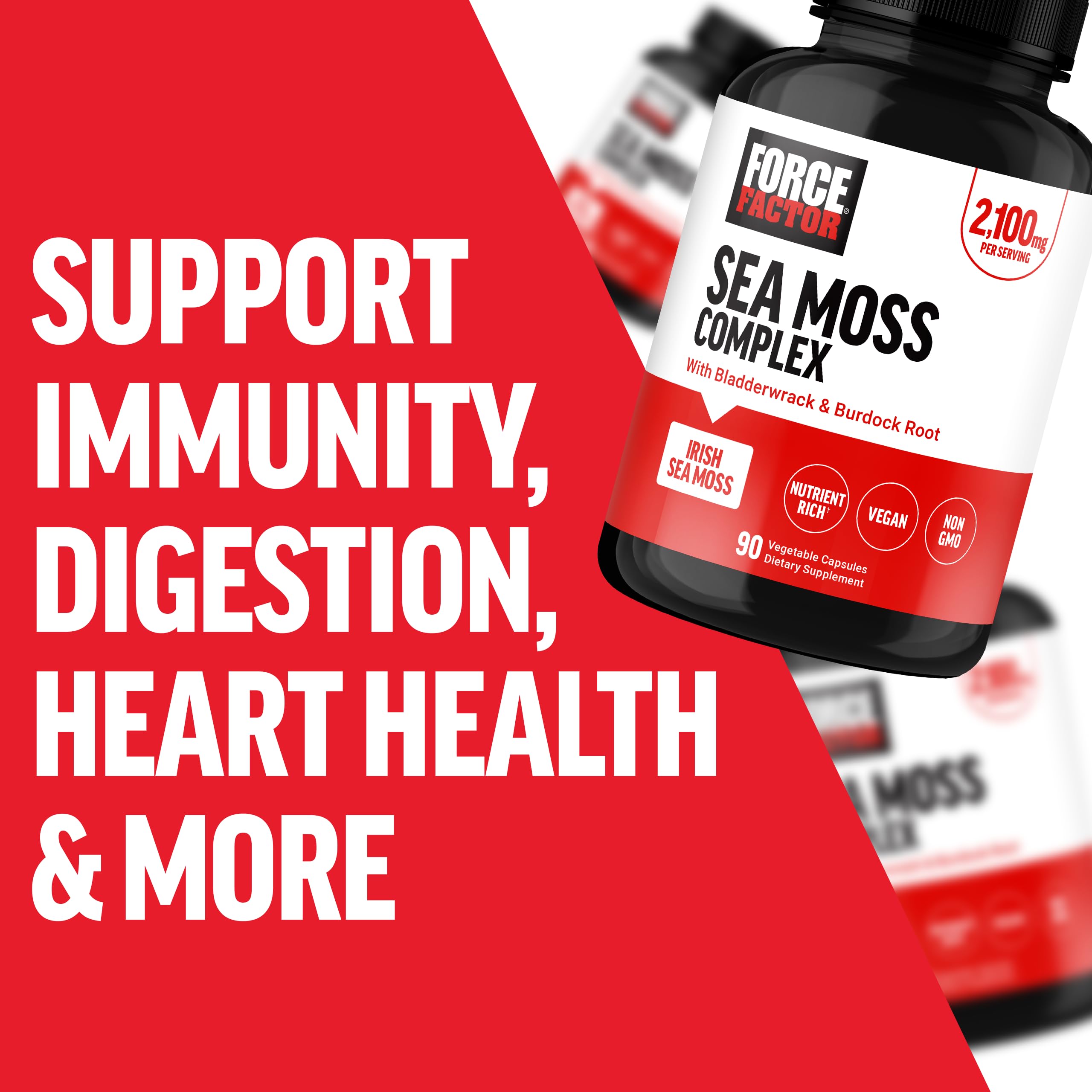 Force Factor Irish Sea Moss Complex 63g ingredients list