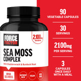 Force Factor Irish Sea Moss Complex 63g side view