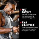 Force Factor L-Arginine 3000mg supplement ingredients list