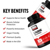 Force Factor L-Taurine supplement capsules close-up