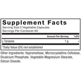 Force Factor L-Tyrosine 500mg Capsules close-up of capsules