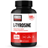 Force Factor L-Tyrosine 500mg Capsules front view