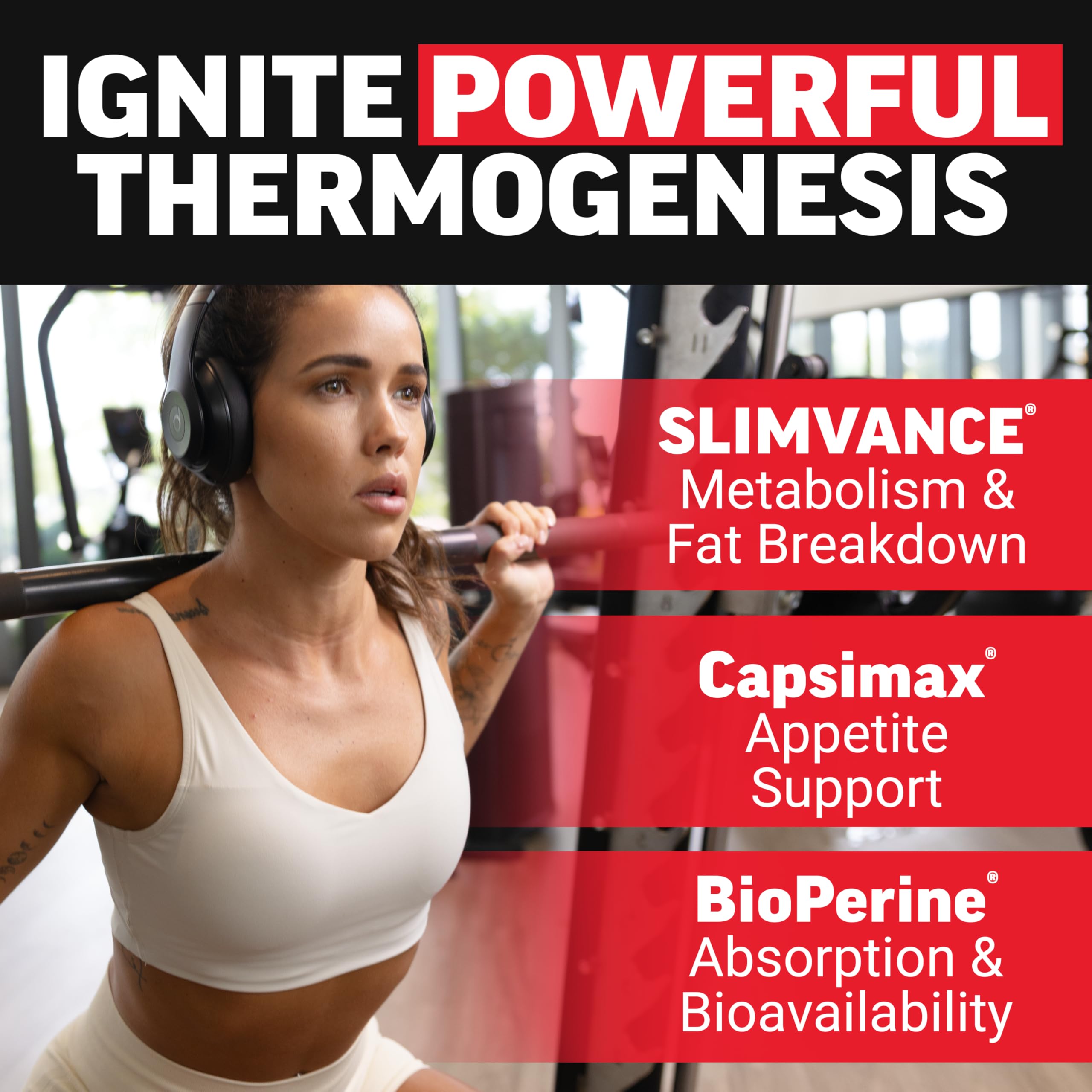 Force Factor LeanFire Next-Gen SLIMVANCE capsules close-up