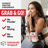 Force Factor Legendary Creatine Soft Chews displayed with a measuring scoop