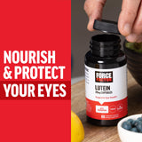 Force Factor Lutein 20mg capsules close-up