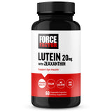 Force Factor Lutein 20mg supplement front view