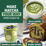 Force Factor Mighty Matcha Powder in a smoothie
