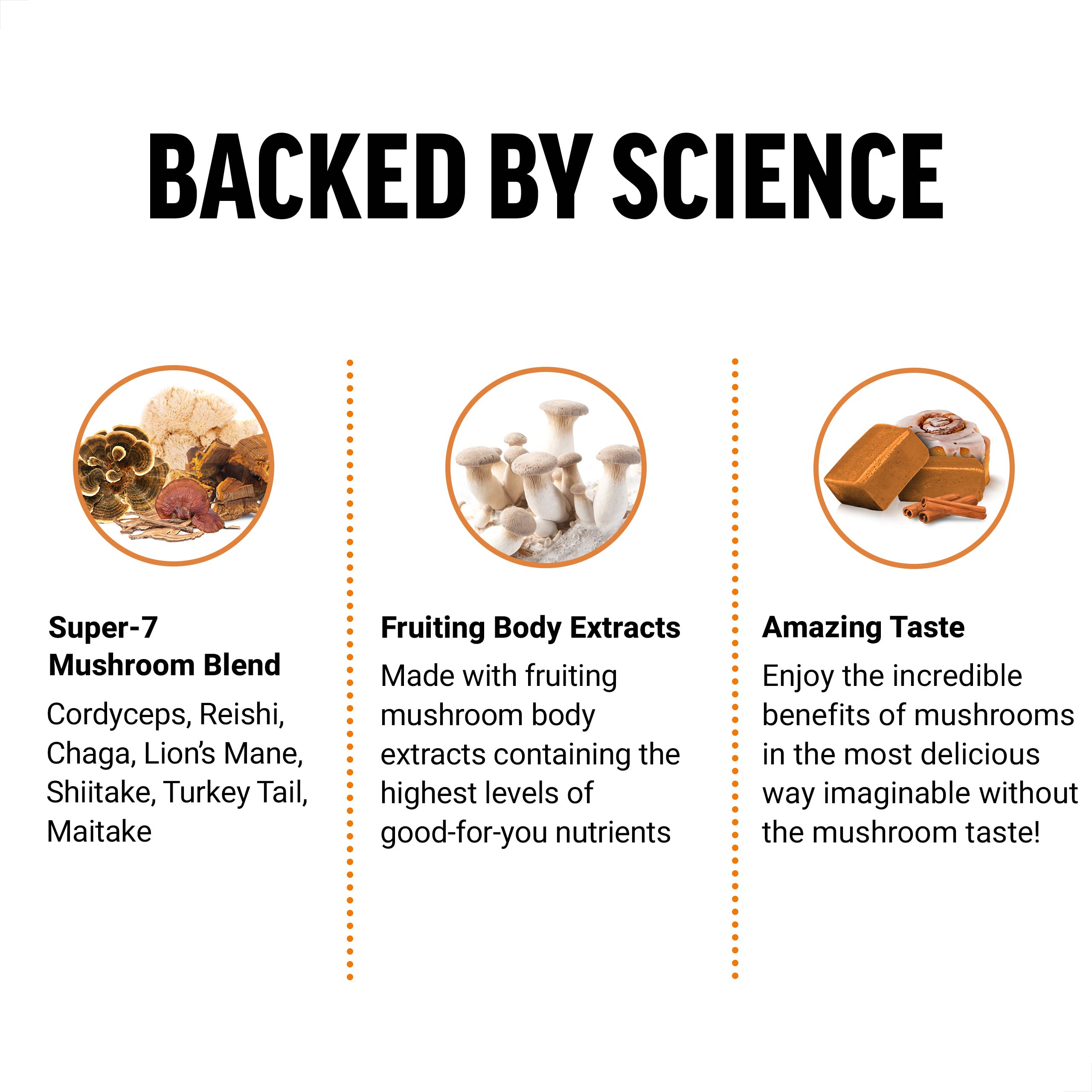 Force Factor Modern Mushrooms Soft Chews back view packaging