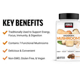 Force Factor Modern Mushrooms Soft Chews individual soft chew