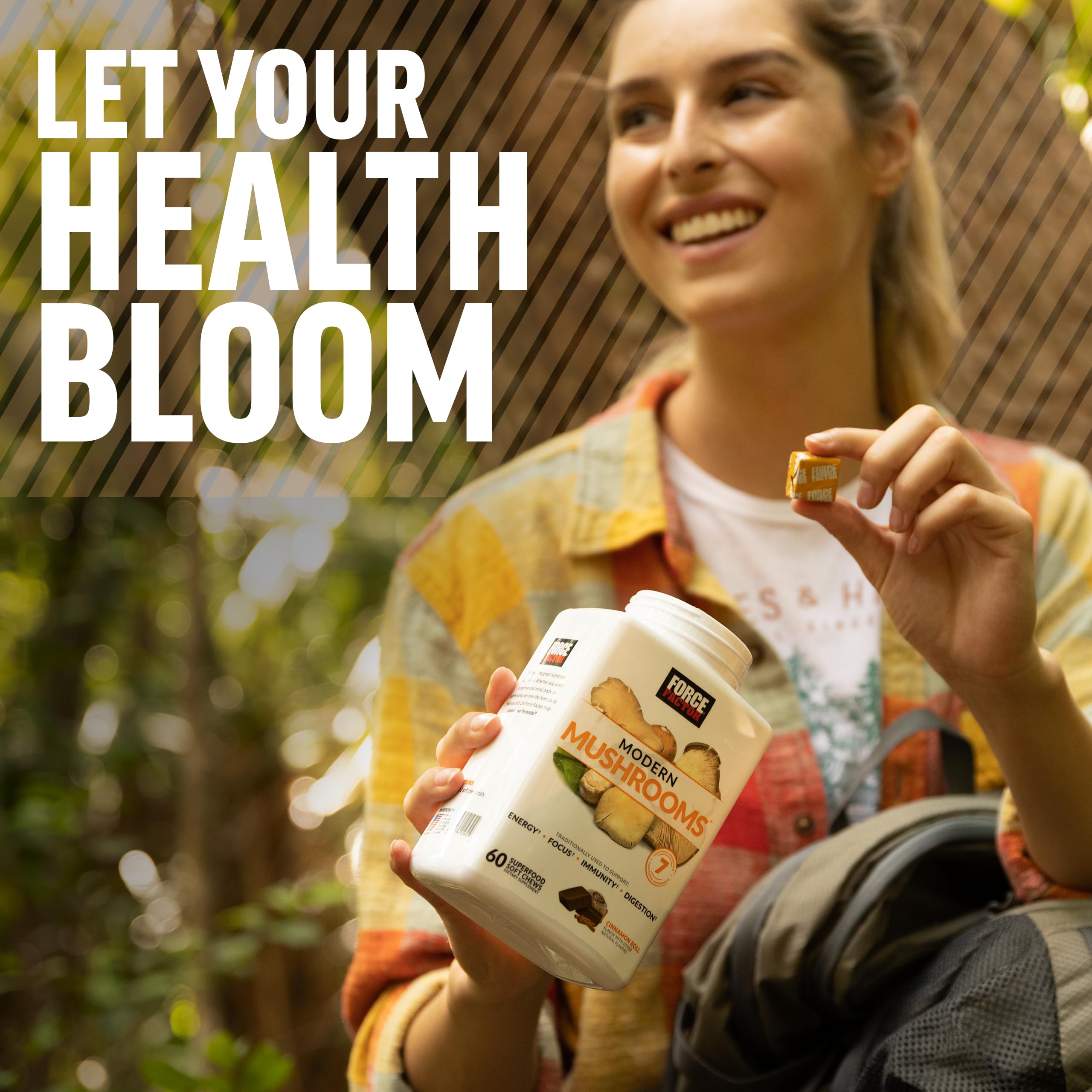 Force Factor Modern Mushrooms Soft Chews nutritional information