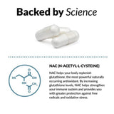 Force Factor N-Acetyl-L-Cysteine NAC 600 mg supplement with ingredients list