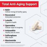 Force Factor NAD+ Longevity Nutrient Complex 40g supplement on a table
