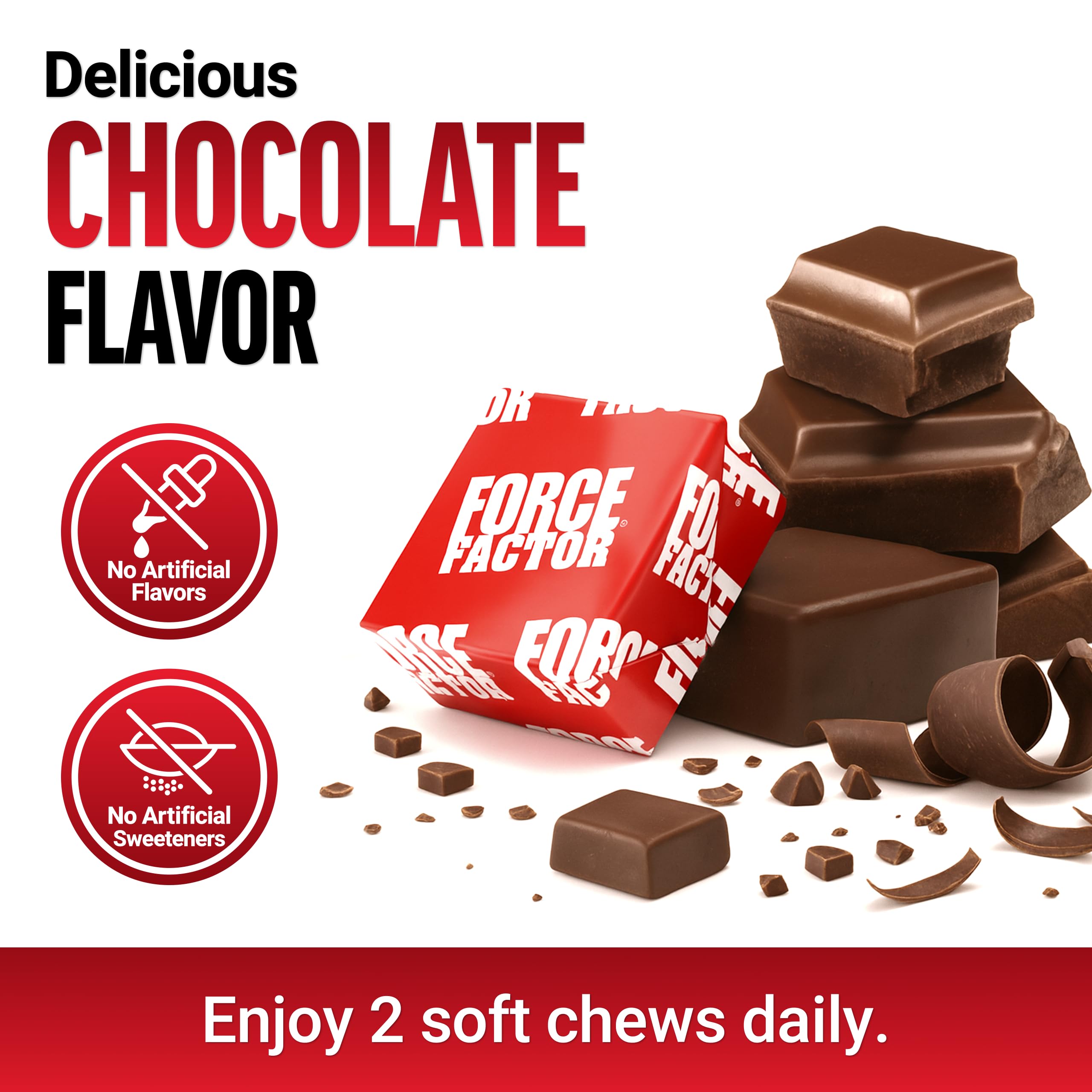 Force Factor NAD+ Longevity Soft Chews ingredients list