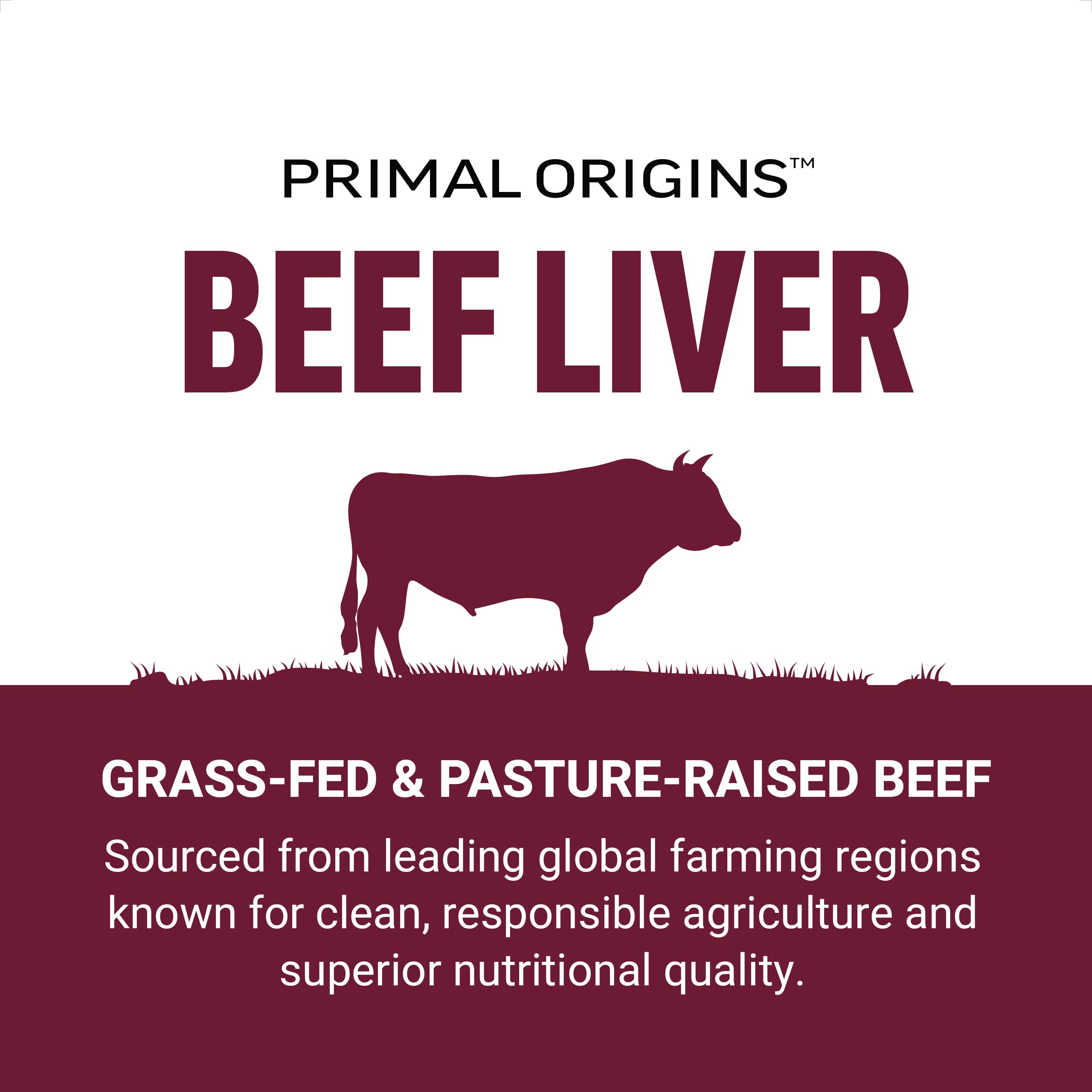 Force Factor Primal Origins Beef Liver Capsules side view